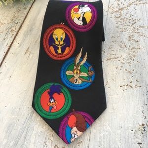 Vintage Looney Tunes Mania Tie Warner Bros.